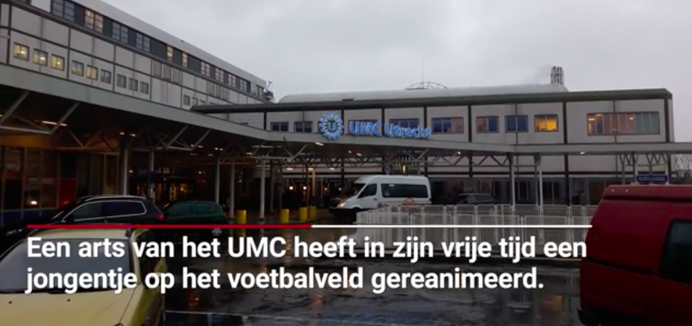 AD: Utrechtse arts na reanimatie voetballertje: ‘Het heftigste dat ik ooit heb meegemaakt’